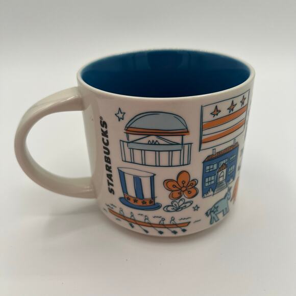 Starbucks 2017 Washington DC Been There Series Collection Cup Mug 14oz No Box - Picture 2 of 6